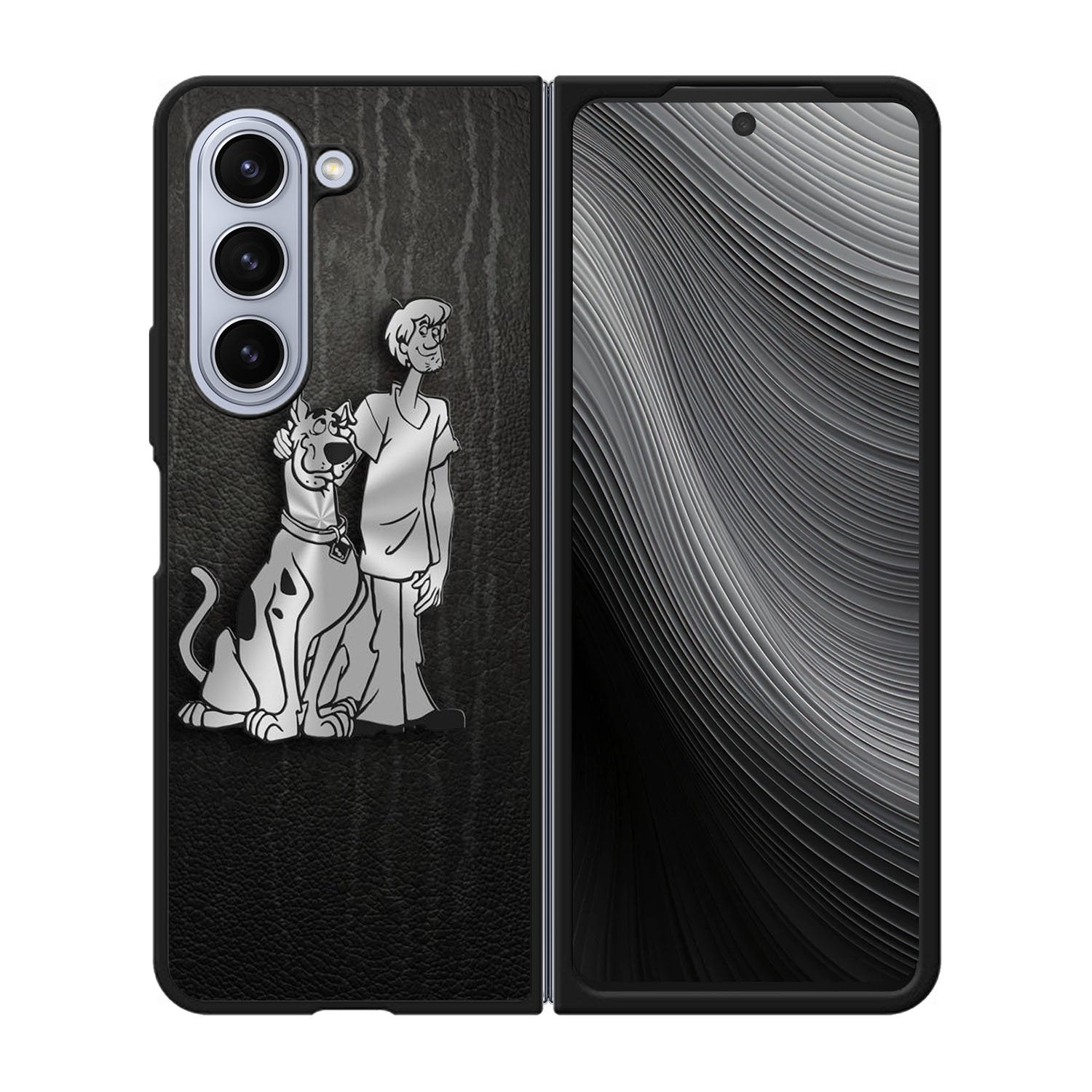 Scooby Doo 3D Silver Case Samsung Galaxy z Fold 5 5G BC1418