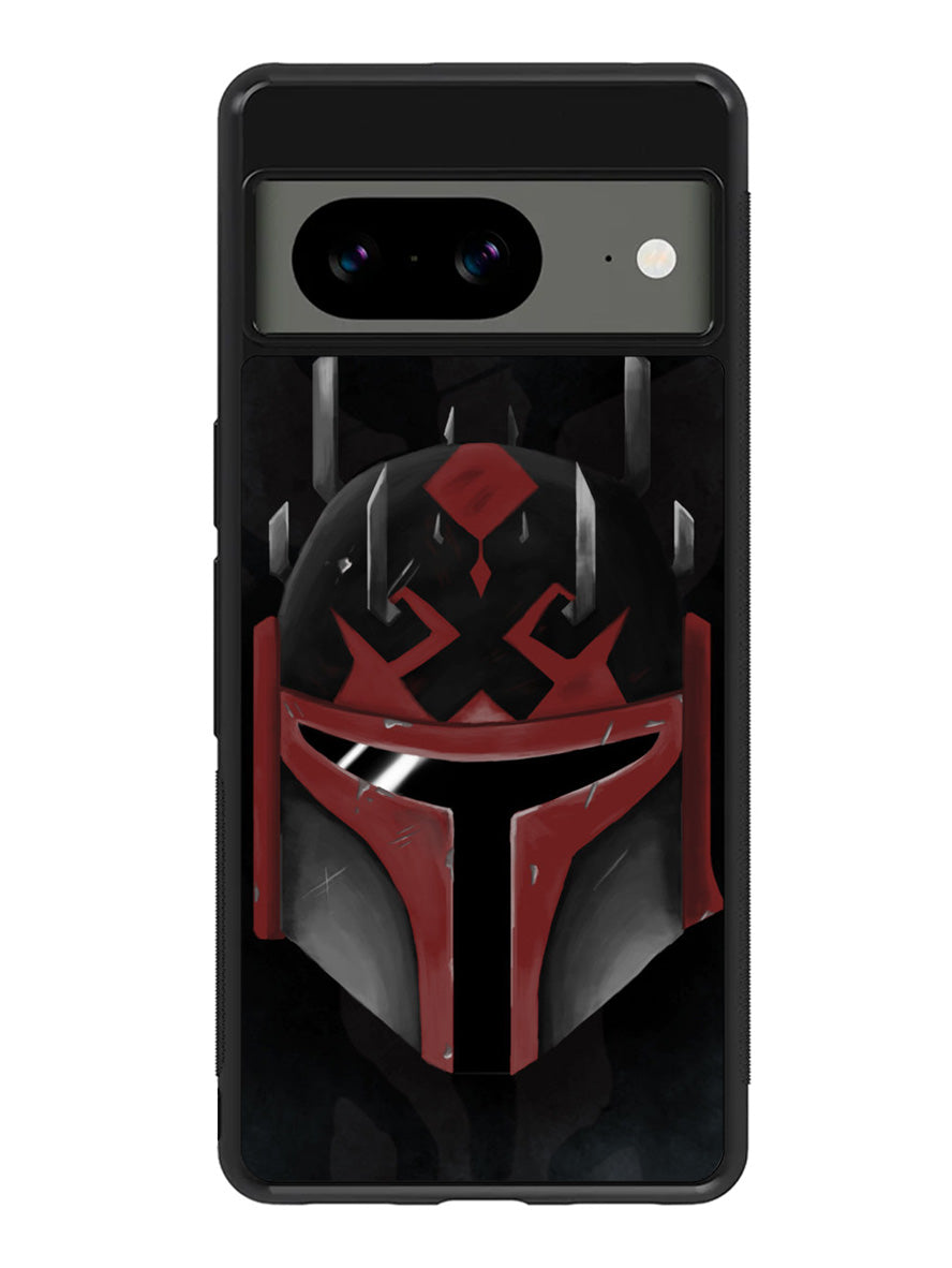Star Wars Mandalorian face Google Pixel 8a Case