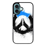 OVERWATCH LOGO BLACK BLUE Case iPhone 16 Plus BC1420