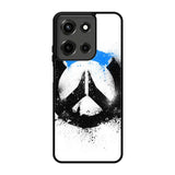 OVERWATCH LOGO BLACK BLUE Motorola Moto G 5G 2025 Case BC1420