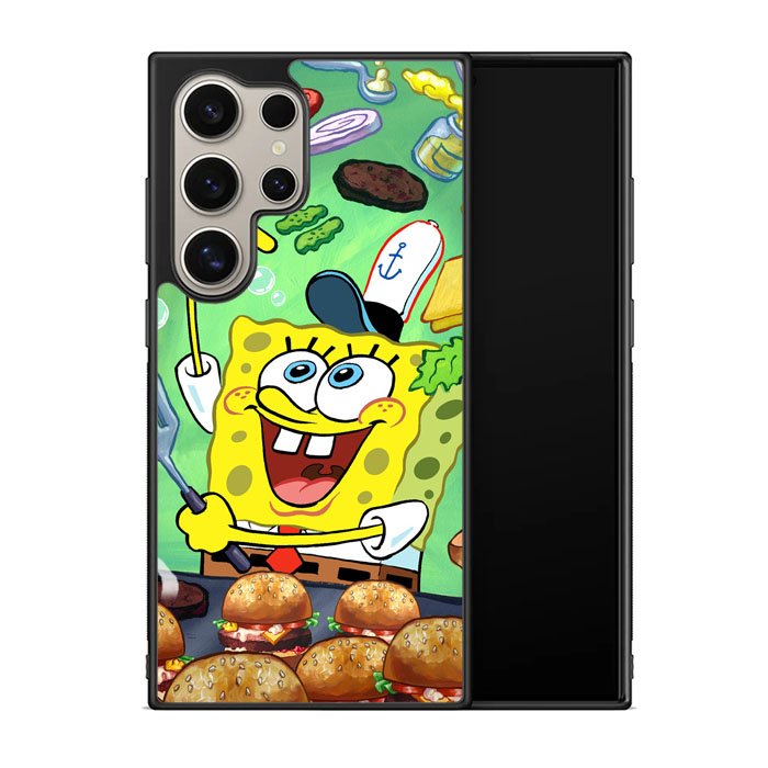 Spongebob Squarepants krabby patty Z4679 Samsung Galaxy S25 Ultra 5G Case