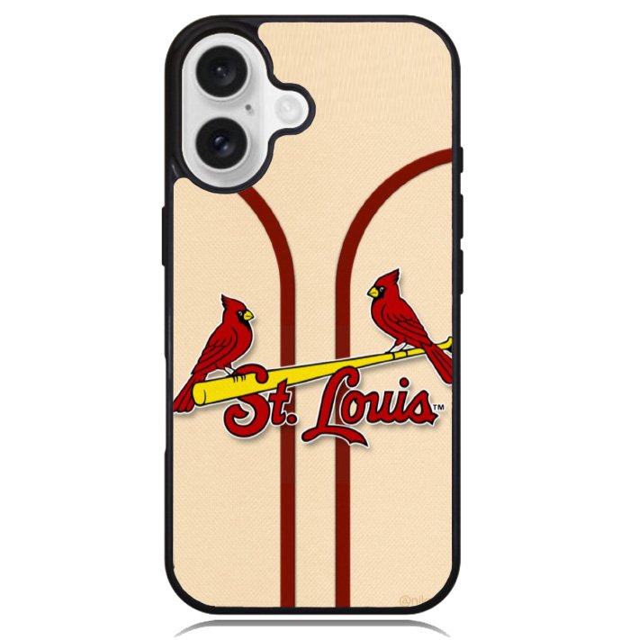 St Louis Cardinals Logo Case iPhone 16 BC1433