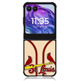 St Louis Cardinals Logo 13th Motorola Moto Razr 2024 , Moto Razr 50 Case