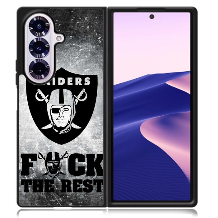 oakland raiders logo Samsung Galaxy Z Fold 7 5G Case BC1434