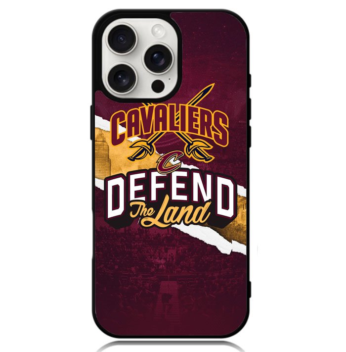 Defend The Land Cavaliers Playoff Case iPhone 16 Pro BC1435