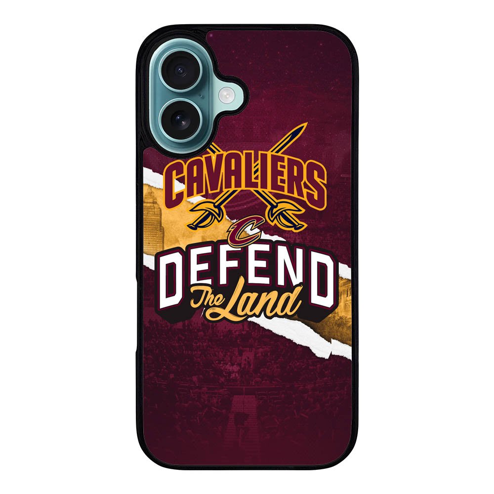 Defend The Land Cavaliers Playoff Case iPhone 16 Plus BC1435