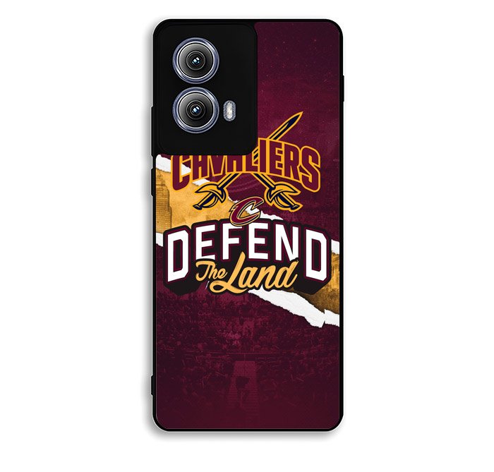 Defend The Land Cavaliers Playoff Motorola Moto Edge 2024 Case BC1435