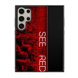 See Red Chicago Bulls Playoffs Z4811 Samsung Galaxy S25 Ultra 5G Case