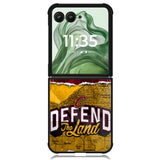 Defend The Land Cavaliers Playoff Z4812 Motorola Moto Razr+ Plus 2024/2025 Case, Motorola Razr 50 Ultra/50s Ultra Case