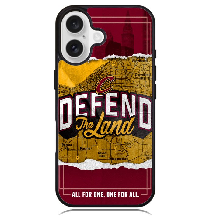 Defend The Land Cavaliers Playoff Z4812 iPhone 16 Plus Case
