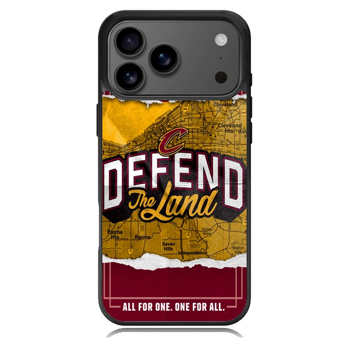 Defend The Land Cavaliers Playoff Z4812 iPhone 17 Pro Max Case