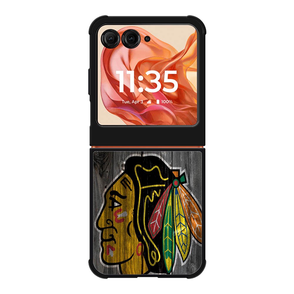 Chicago Blackhawks Motorola Moto Razr 2025/2024 , Moto Razr 60/50 Case BC1440
