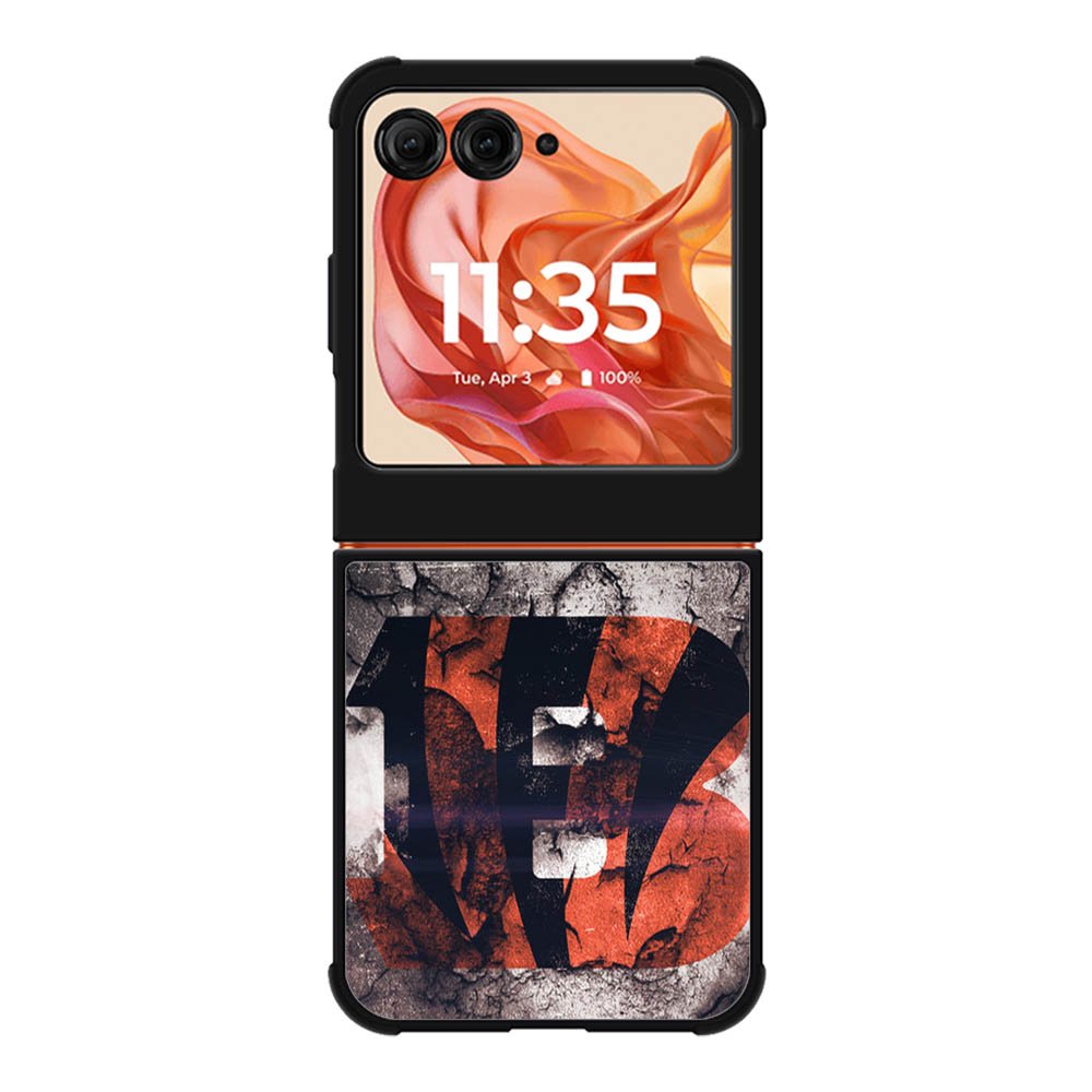 Cincinnati Bengals Logo Motorola Moto Razr 2025/2024 , Moto Razr 60/50 Case BC1441