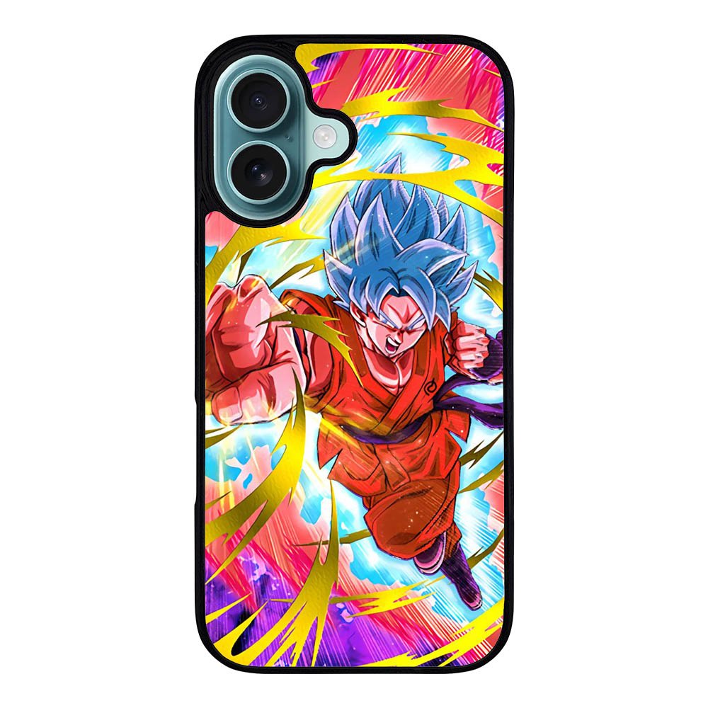 Son goku super saiyan god blue kaioken Case iPhone 16 Plus BC1447