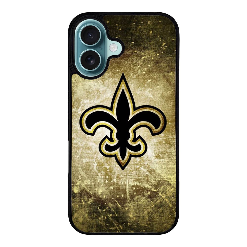 New Orleans Saints gold Case iPhone 16 Plus BC1448