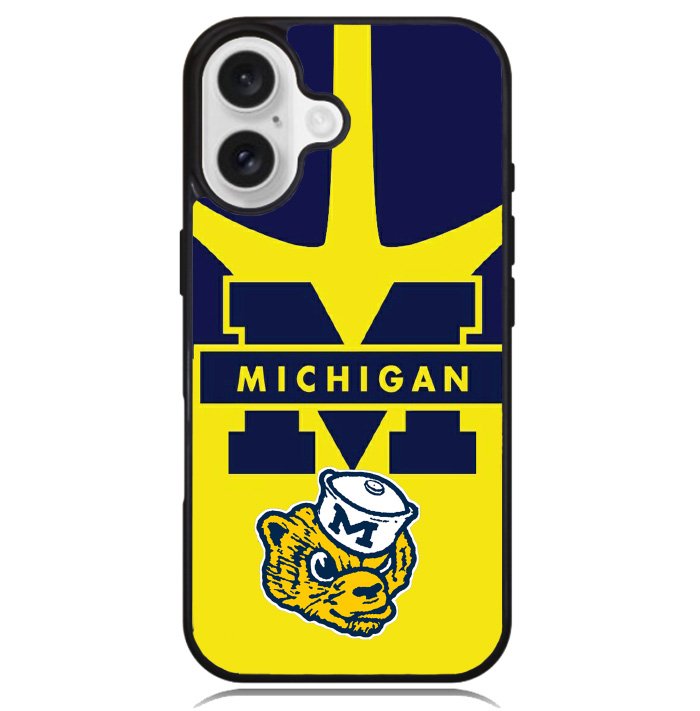 michigan wolverines Case iPhone 16 BC1450