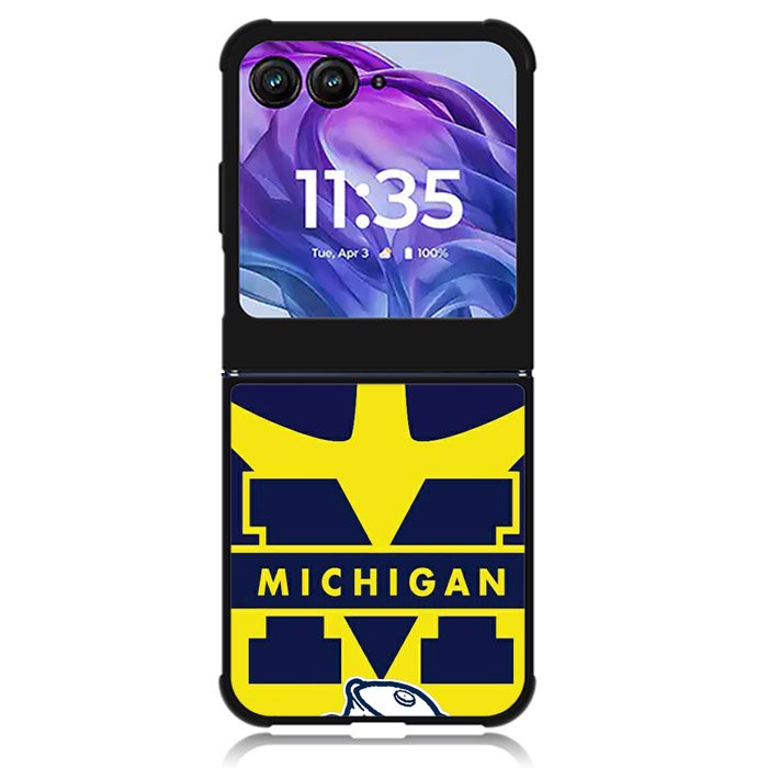 michigan wolverines 9th Motorola Moto Razr 2024 , Moto Razr 50 Case