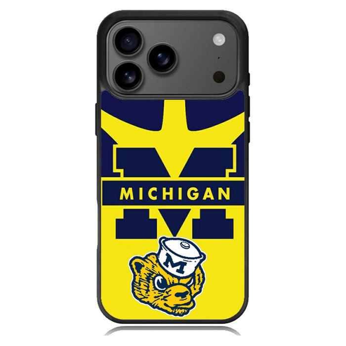 michigan wolverines iPhone 17 Pro Case BC1450
