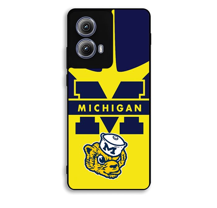 michigan wolverines 9th Motorola Moto Edge 2024 Case FE1048