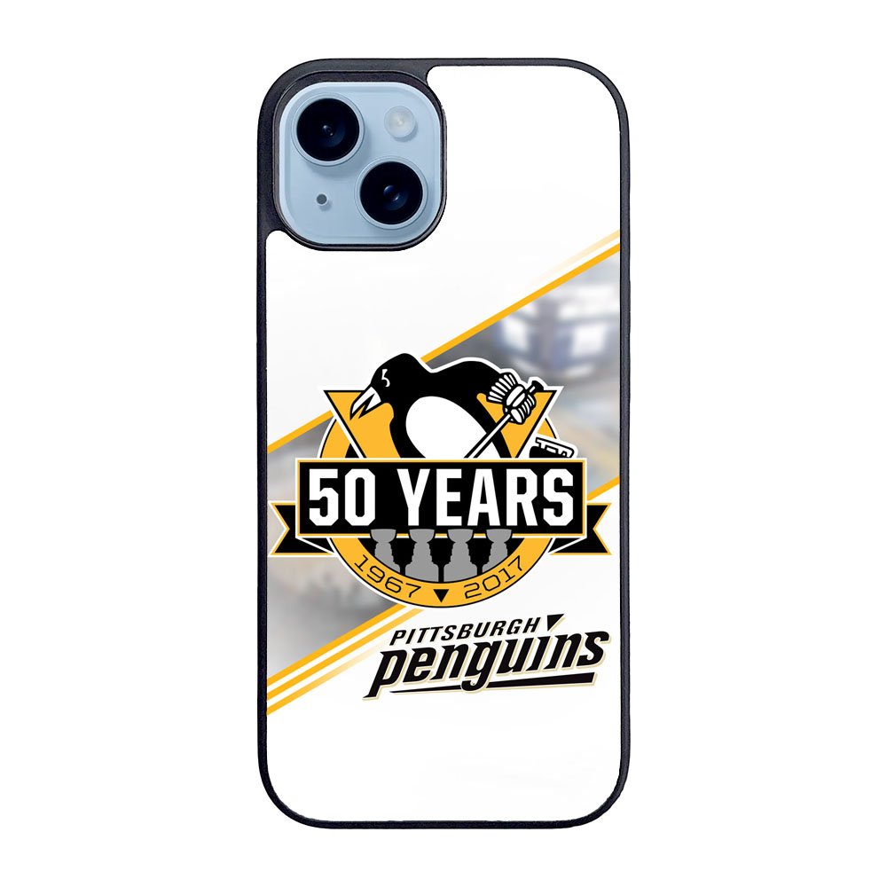 Pittsburgh Penguins logo 50 Years Case iPhone 15 Plus BC1456