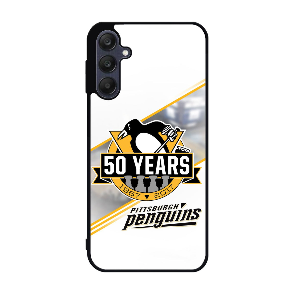 Pittsburgh Penguins logo 50 Years Samsung Galaxy A25 5G Case BC1456