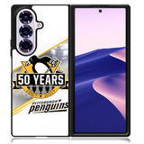 Pittsburgh Penguins logo 50 Years Samsung Galaxy Z Fold 7 5G Case BC1456