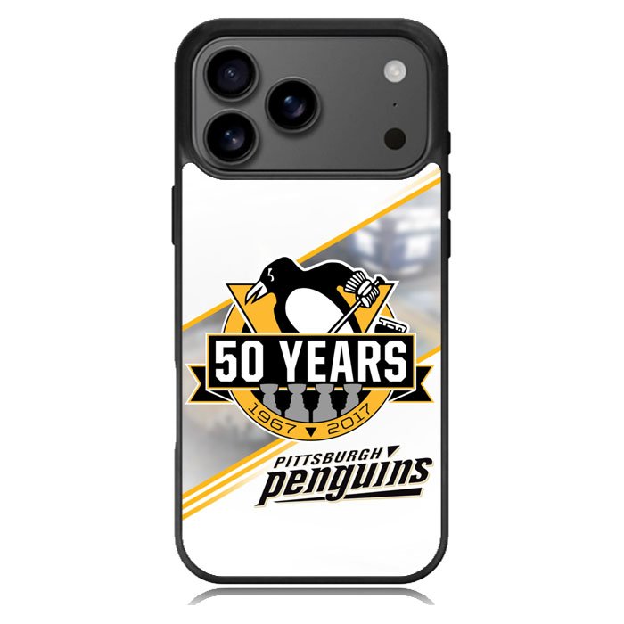 Pittsburgh Penguins logo 50 Years iPhone 17 Pro Max Case BC1456