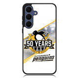 Pittsburgh Penguins logo 50 Years Samsung Galaxy S25 FE Case BC1456