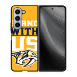 nashville predators stand with us Case Samsung Galaxy z Fold 5 5G BC1459