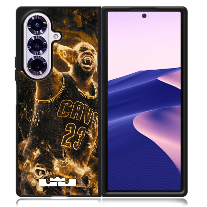 lebron james Fire Samsung Galaxy Z Fold 7 5G Case BC1461