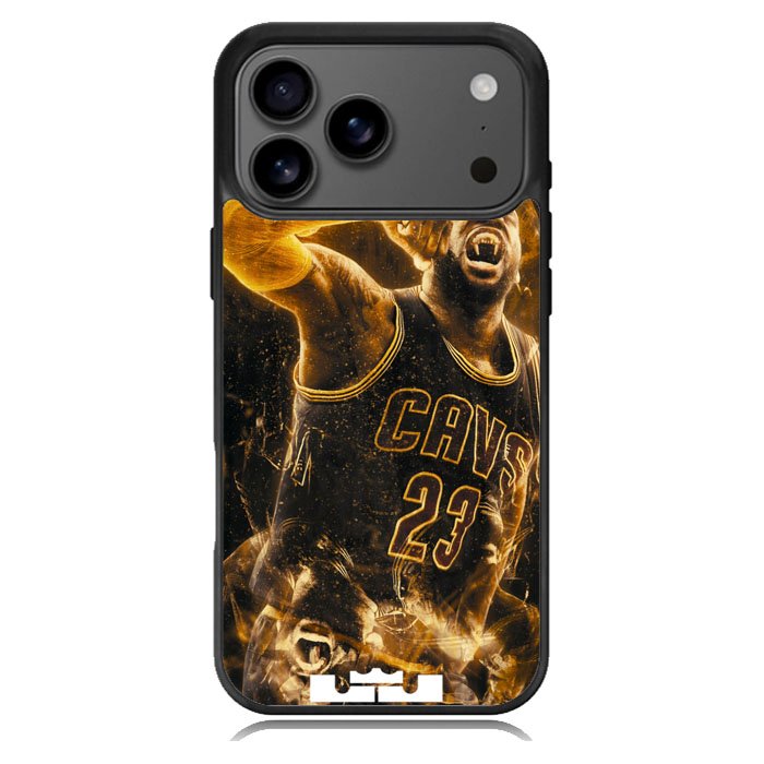 lebron james Fire iPhone 17 Pro Case BC1461
