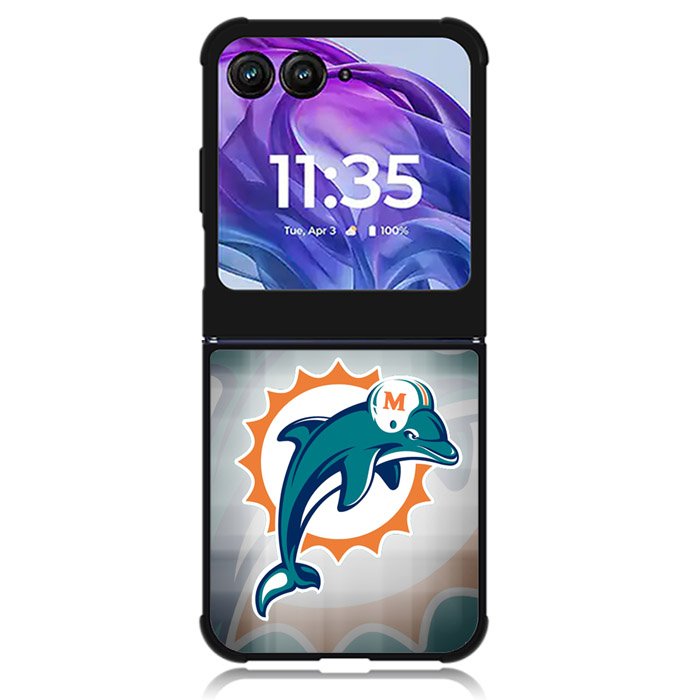 miami dolphins 5th Motorola Moto Razr 2024 , Moto Razr 50 Case