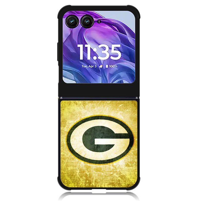 green bay packers Logo 1st Motorola Moto Razr 2024 , Moto Razr 50 Case