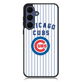Chicago Cubs logo Samsung Galaxy S25 FE Case BC1462