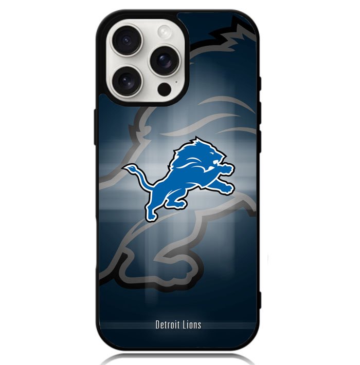 detroit lions nfl team logo Case iPhone 16 Pro Max BC1476
