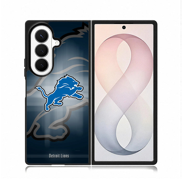 detroit lions nfl team logo Samsung Galaxy Z Fold 8 Ultra Case BC1476