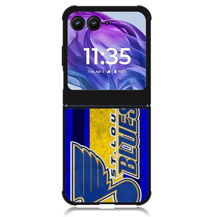 St Louis Blues 1st Motorola Moto Razr 2024 , Moto Razr 50 Case