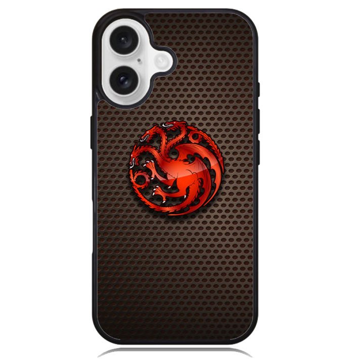 House Targaryen Logo Carbon Z5189 iPhone 16 Plus Case