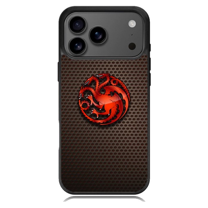 House Targaryen Logo Carbon Z5189 iPhone 18 Pro Max Case