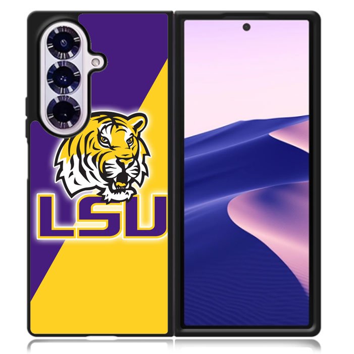 LSU Tigers Logo Samsung Galaxy Z Fold 7 5G Case BC1480