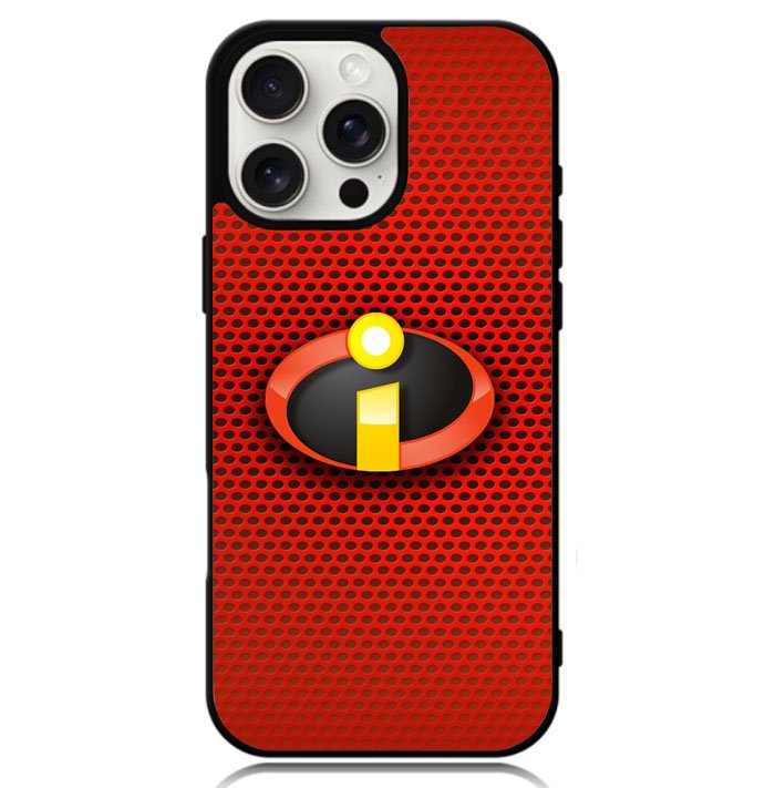 The Incredibles 2 Logo Red Carbon Case iPhone 16 Pro Max BC1492