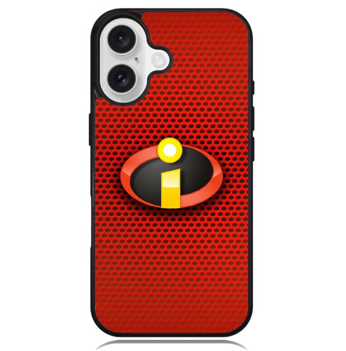 The Incredibles 2 Logo Red Carbon Case iPhone 16 BC1492