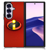 The Incredibles 2 Logo Red Carbon Samsung Galaxy Z Fold 7 5G Case BC1492