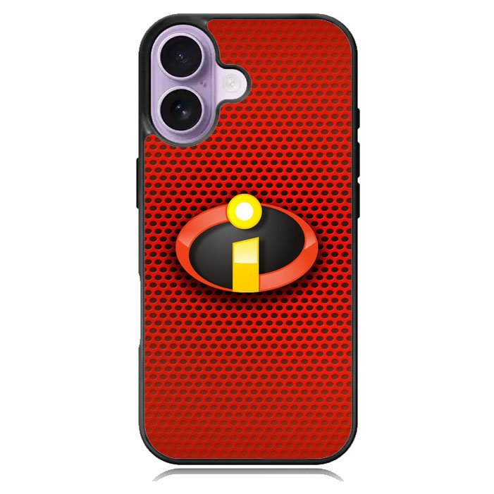 The Incredibles 2 Logo Red Carbon iPhone 17 Case BC1492