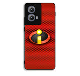The Incredibles 2 Logo Red Carbon Motorola Moto Edge 2024 Case BC1492