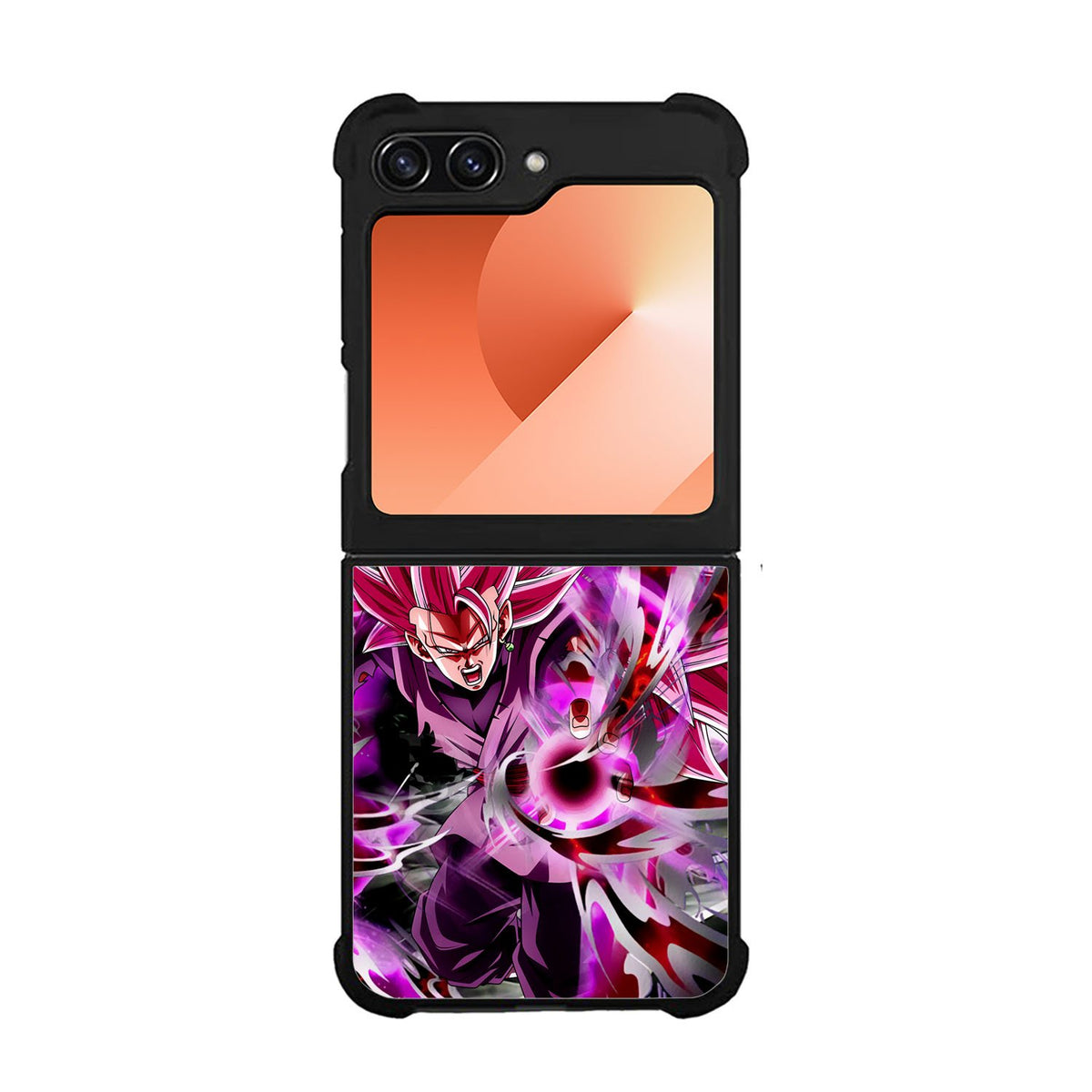 Goku Black Super Saiyan Rose Case Samsung Galaxy Z Flip 6 5G BC1495