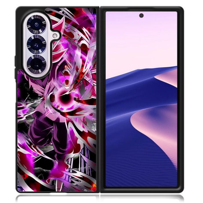 Goku Black Super Saiyan Rose Samsung Galaxy Z Fold 7 5G Case BC1495