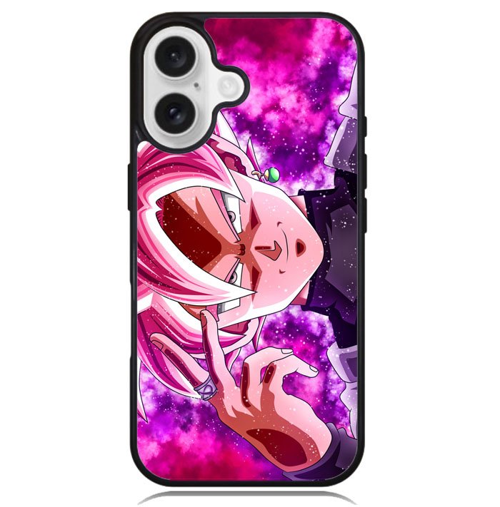 black goku super saiyan god rose Face Z5280 iPhone 16 Case