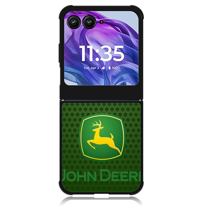 john deere logo carbo Motorola Moto Razr 2024 , Moto Razr 50 Case