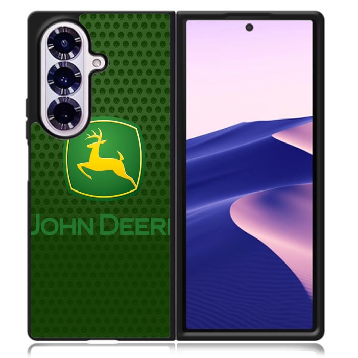 john deere logo carbon Samsung Galaxy Z Fold 7 5G Case BC1515